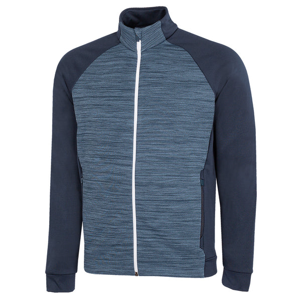 Galvin Green Darwin Full Zip Pullover - Moonlight Blue/Navy