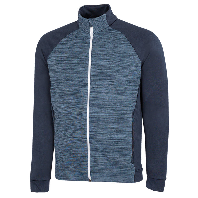Galvin Green Darwin Full Zip Pullover - Moonlight Blue/Navy