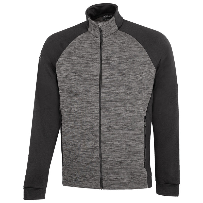 Galvin Green Darwin Full Zip Pullover - Forged Iron/Black