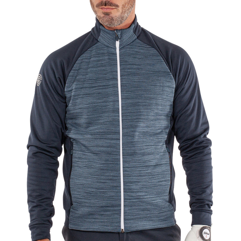 Galvin Green Darwin Full Zip Pullover - Moonlight Blue/Navy