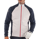 Galvin Green Darwin Full Zip Pullover - Cool Grey/Navy