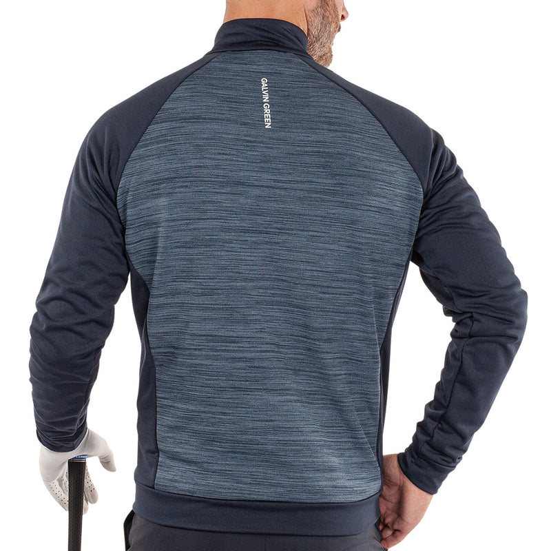 Galvin Green Darwin Full Zip Pullover - Moonlight Blue/Navy