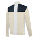 Galvin Green Dean 1/4 Zip Pullover - Sand/Navy