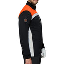 Galvin Green Dean 1/4 Zip Pullover - Black/White/Orange