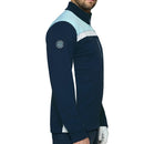 Galvin Green Dean 1/4 Zip Pullover - Crystal Blue/Navy