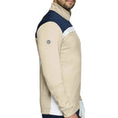 Galvin Green Dean 1/4 Zip Pullover - Sand/Navy