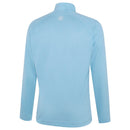 Galvin Green Dion 1/4 Zip Pullover - Crystal Blue Melange