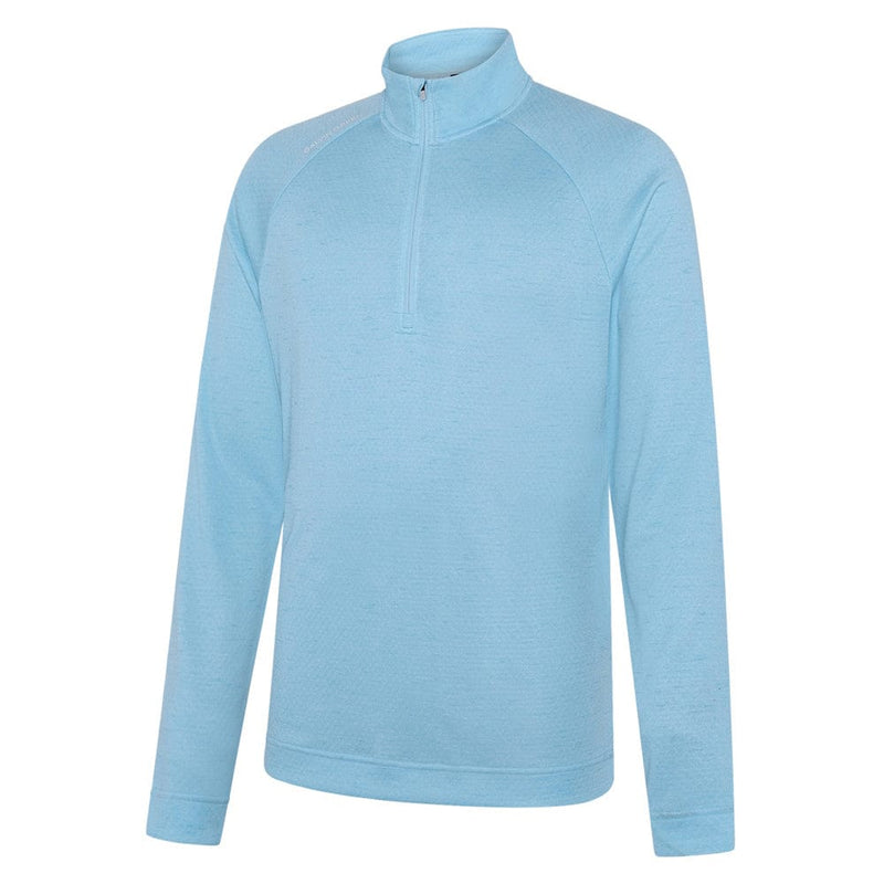 Galvin Green Dion 1/4 Zip Pullover - Crystal Blue Melange