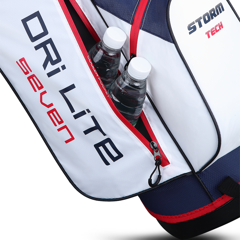 Big Max Dri Lite Seven G Stand Bag - White/Navy/Red
