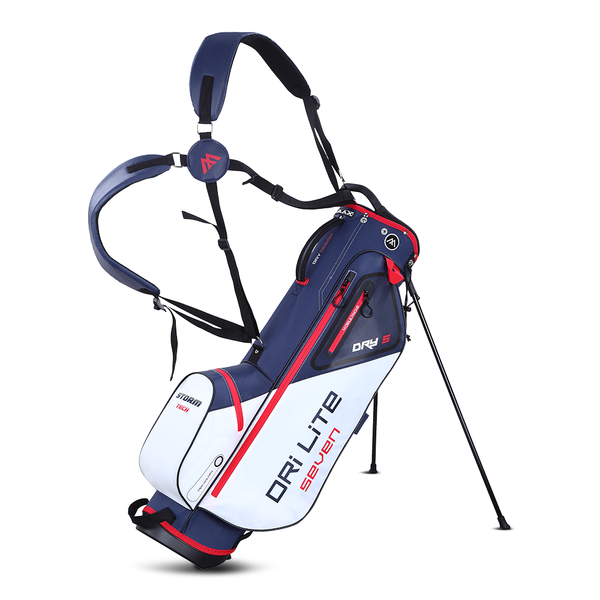 Big Max Dri Lite Seven G Stand Bag - White/Navy/Red