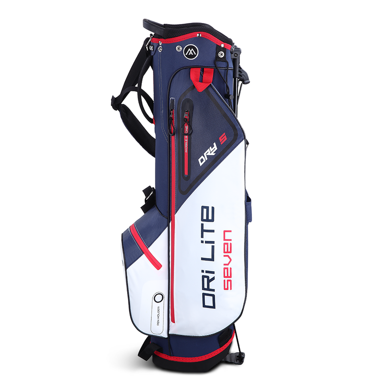 Big Max Dri Lite Seven G Stand Bag - White/Navy/Red