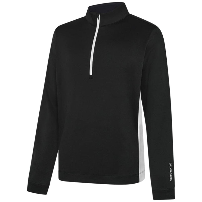 Galvin Green Don 1/4 Zip Pullover - Black/White