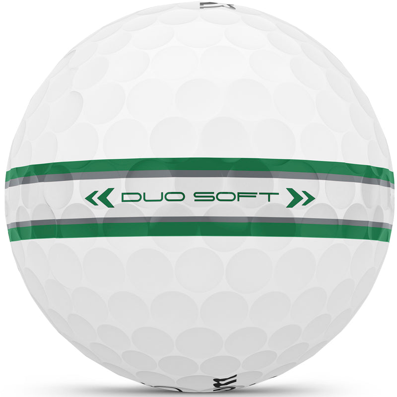 Wilson Staff Duo Soft Golf Balls - TRK360 Green - 12 Pack