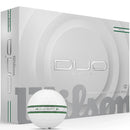 Wilson Staff Duo Soft Golf Balls - TRK360 Green - 12 Pack