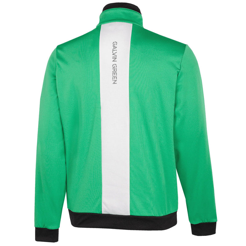 Galvin Green Dario Full Zip Mid Layer - Golf Green/White