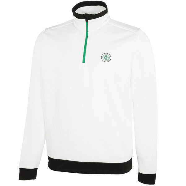 Galvin Green Dario Full Zip Mid Layer - White/Golf Green