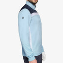 Galvin Green Dean 1/4 Zip Pullover - Crystal Blue/White/Navy