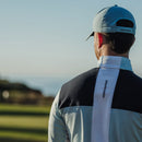Galvin Green Dean 1/4 Zip Pullover - Crystal Blue/White/Navy