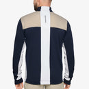 Galvin Green Dean 1/4 Zip Pullover - Sand/Navy/White