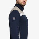 Galvin Green Dean 1/4 Zip Pullover - Sand/Navy/White