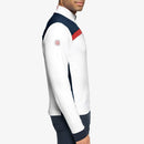 Galvin Green Dean 1/4 Zip Pullover - White/Navy/Red