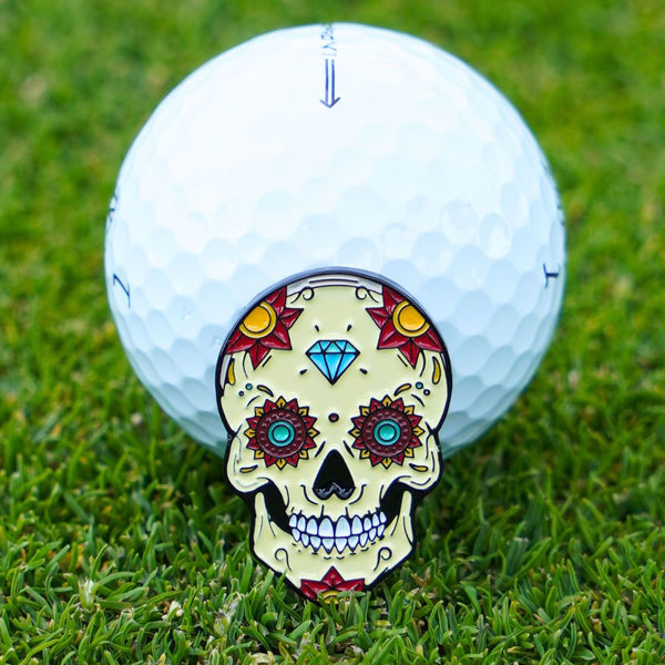 Skins Golf Ball Marker - Dia de los Muertos