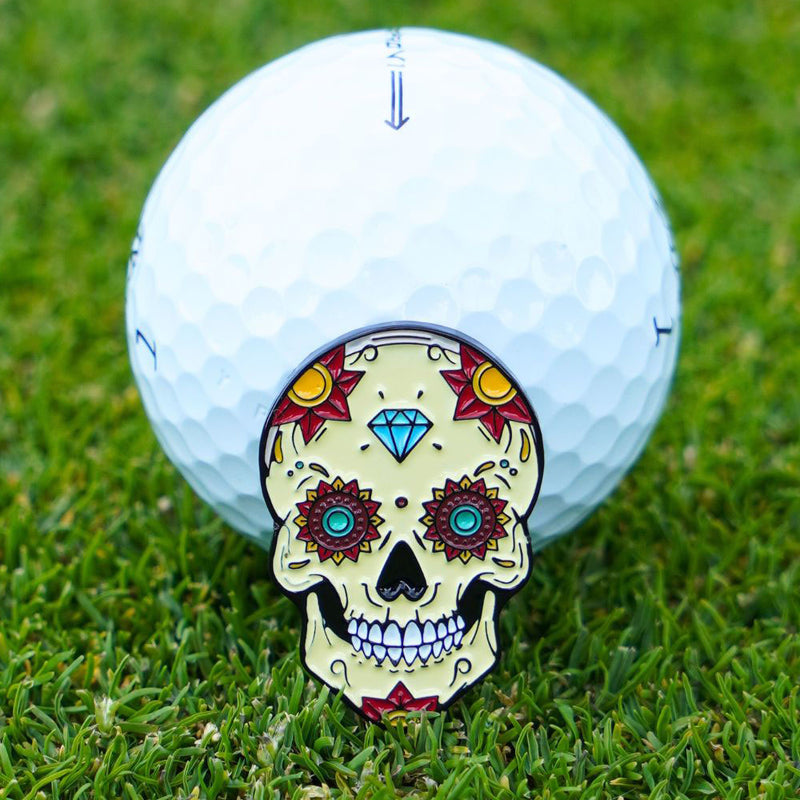 Skins Golf Ball Marker - Dia de los Muertos