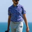 Ping Diego Polo Shirt - Purple Ash Multi