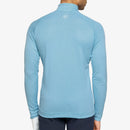 Galvin Green Dion 1/4 Zip Pullover - Crystal Blue Melange