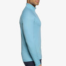 Galvin Green Dion 1/4 Zip Pullover - Crystal Blue Melange