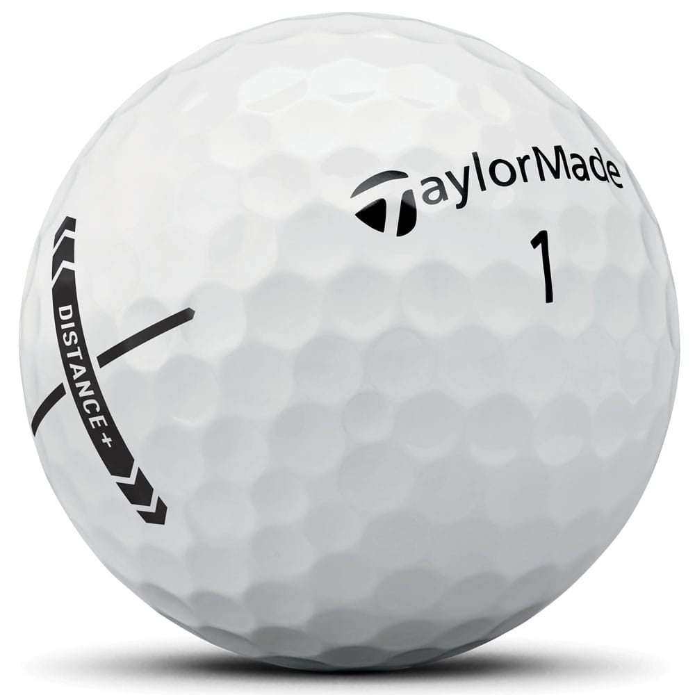 TaylorMade Distance+ Golf Balls - White - 3 For Price Of 2 Dozen