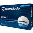 TaylorMade Distance+ Golf Balls - White - 12 Pack
