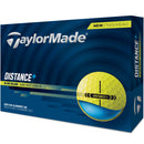TaylorMade Distance+ Golf Balls - Yellow - 3 for 2 Dozen