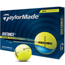 TaylorMade Distance+ Golf Balls - Yellow - 3 for 2 Dozen