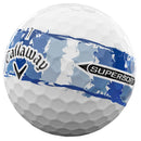 Callaway Supersoft Distressed Stripe Golf Balls - White/Blue - 12 Pack
