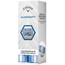 Callaway Supersoft Distressed Stripe Golf Balls - White/Blue - 12 Pack