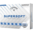 Callaway Supersoft Distressed Stripe Golf Balls - White/Blue - 12 Pack