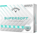 Callaway Supersoft Distressed Stripe Golf Balls - White/Teal - 12 Pack