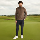 Ping Dorset 1/4 Zip Pullover - Coffee Marl