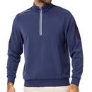 Oscar Jacobson Drew 1/4 Zip Pullover - Navy