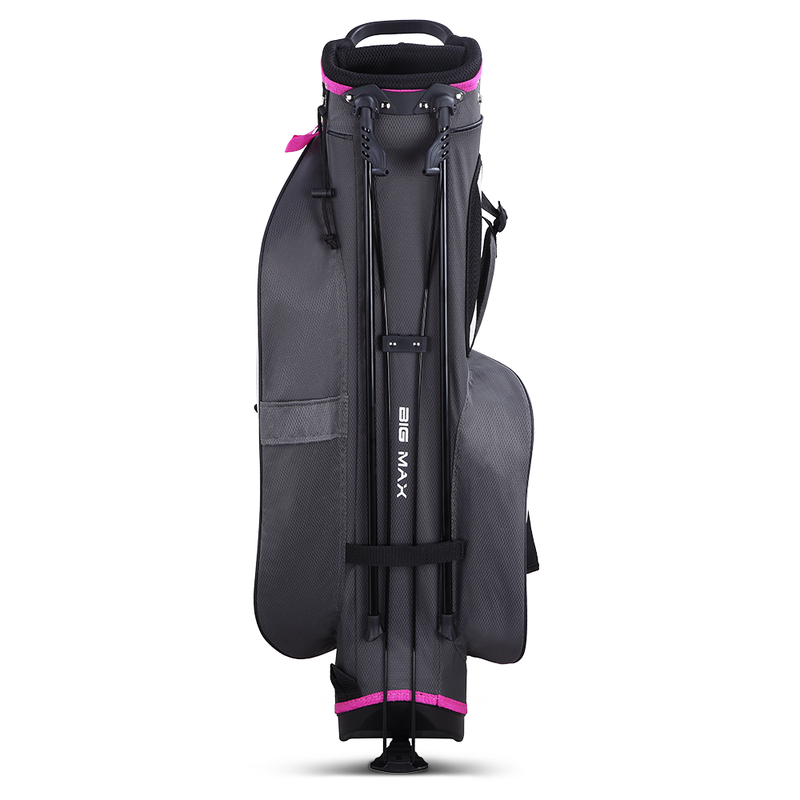 Big Max Dri Lite Seven G Stand Bag - Charcoal/Silver/Fuchsia