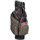 Big Max Dri Lite Silencio 3 Organiser Cart Bag - Charcoal/Black/Fuchsia