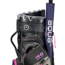 Big Max Dri Lite Silencio 3 Organiser Cart Bag - Charcoal/Black/Fuchsia