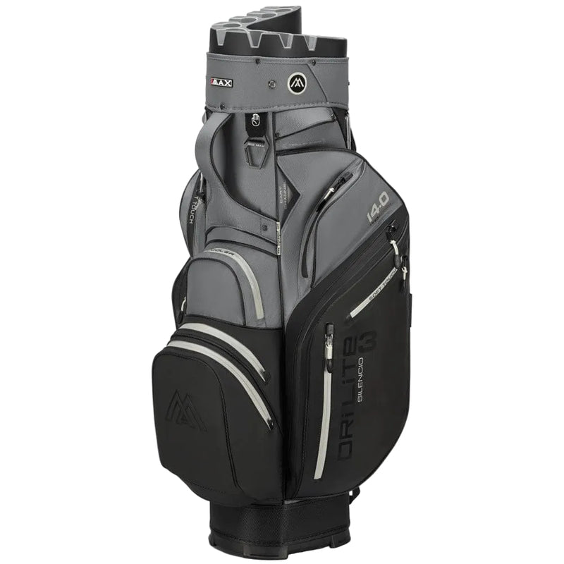 Big Max Dri Lite Silencio 3 Organiser Cart Bag - Black/Grey
