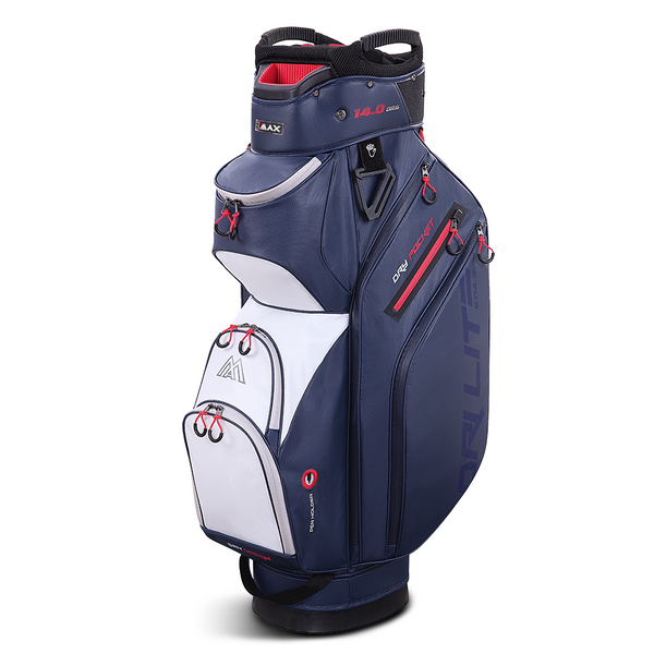 Big Max Dri Lite Style Cart Bag - Navy/White/Red