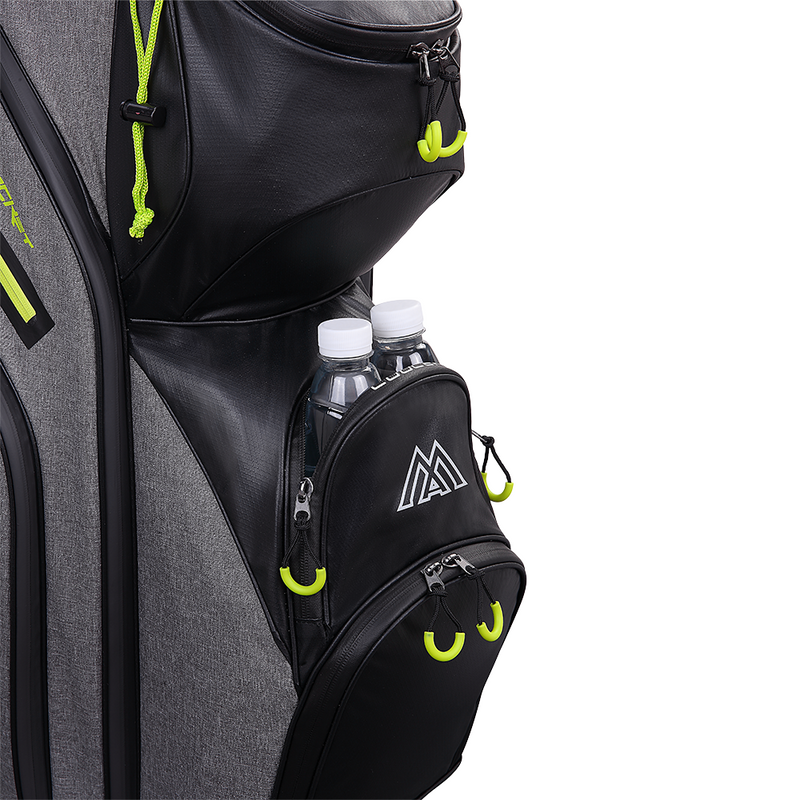 Big Max Dri Lite Style Cart Bag - Storm Charcoal/Black/Lime