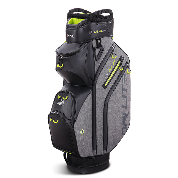 Big Max Dri Lite Style Cart Bag - Storm Charcoal/Black/Lime