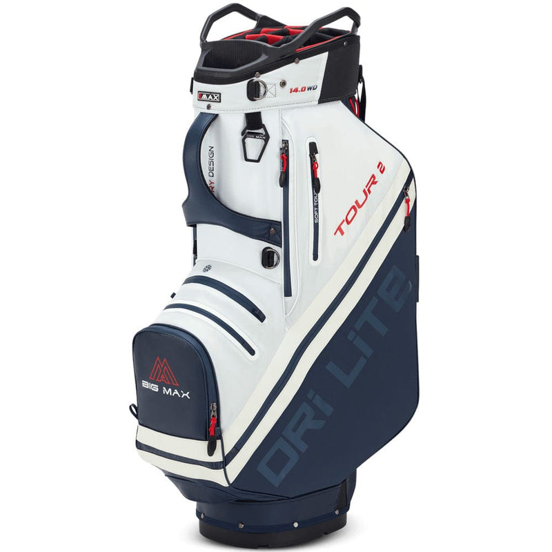 Big Max Dri Lite Tour 2 Cart Bag - Red/White/Navy