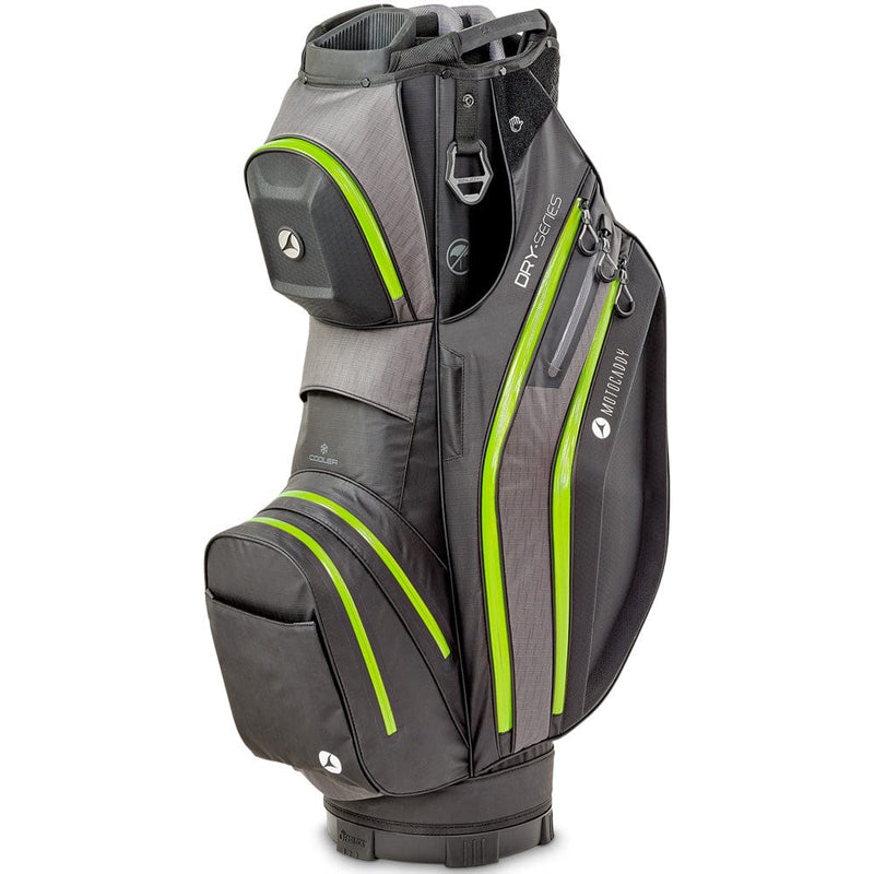 Motocaddy '26 Dry Series Waterproof Cart Bag - Black/Lime