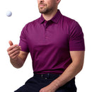 Glenmuir Dunkeld Polo Shirt - Raspberry/Navy